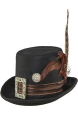 Steampunk Hoed met Veer
