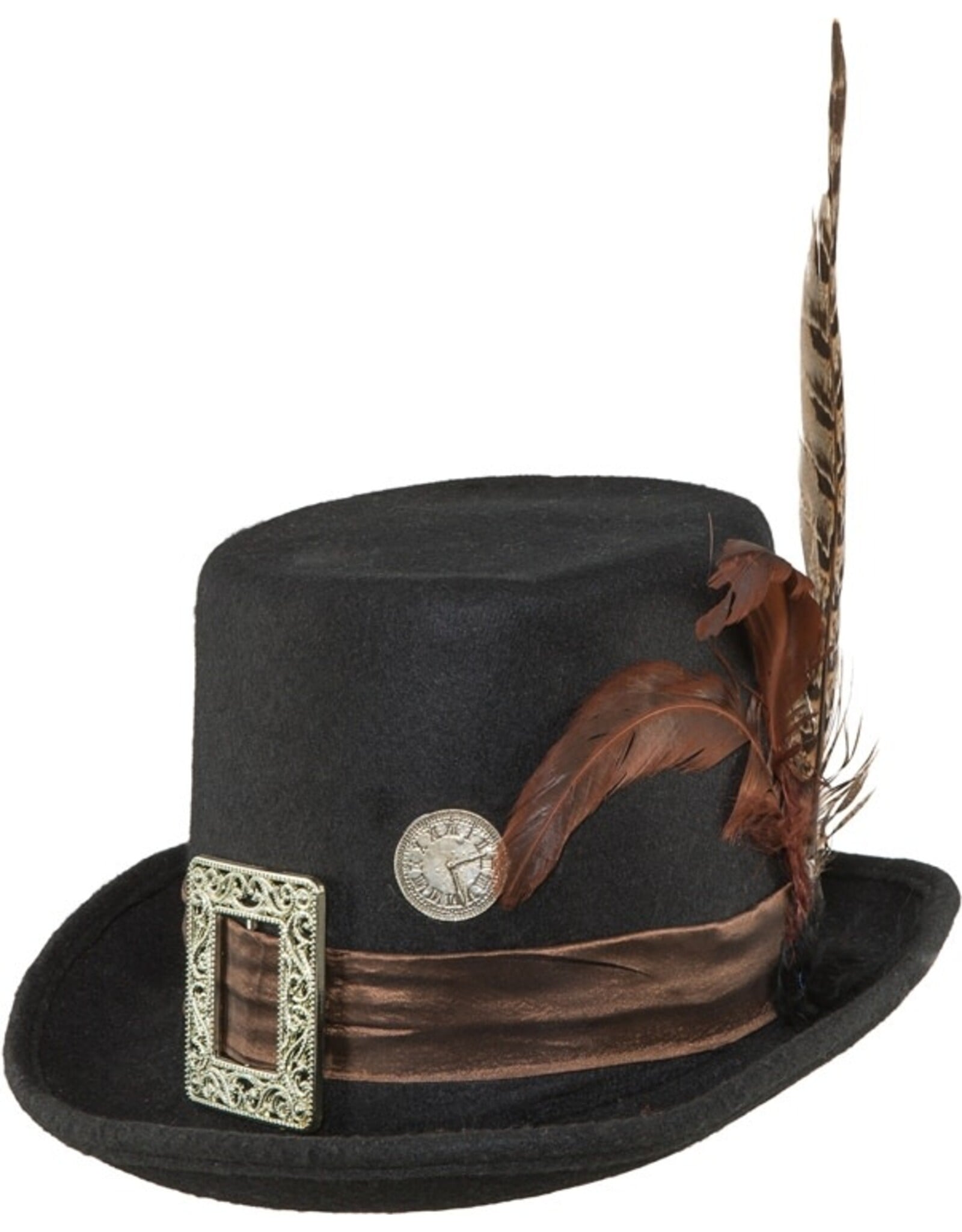 Steampunk Hoed met Veer