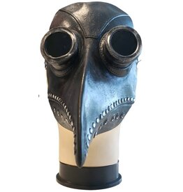 Vintage Pest Dokter Masker, Zwart