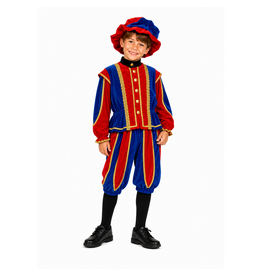 Kinderpiet "Toffepiet", Blauw-Rood