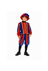 Kinderpiet "Toffepiet", Blauw-Rood