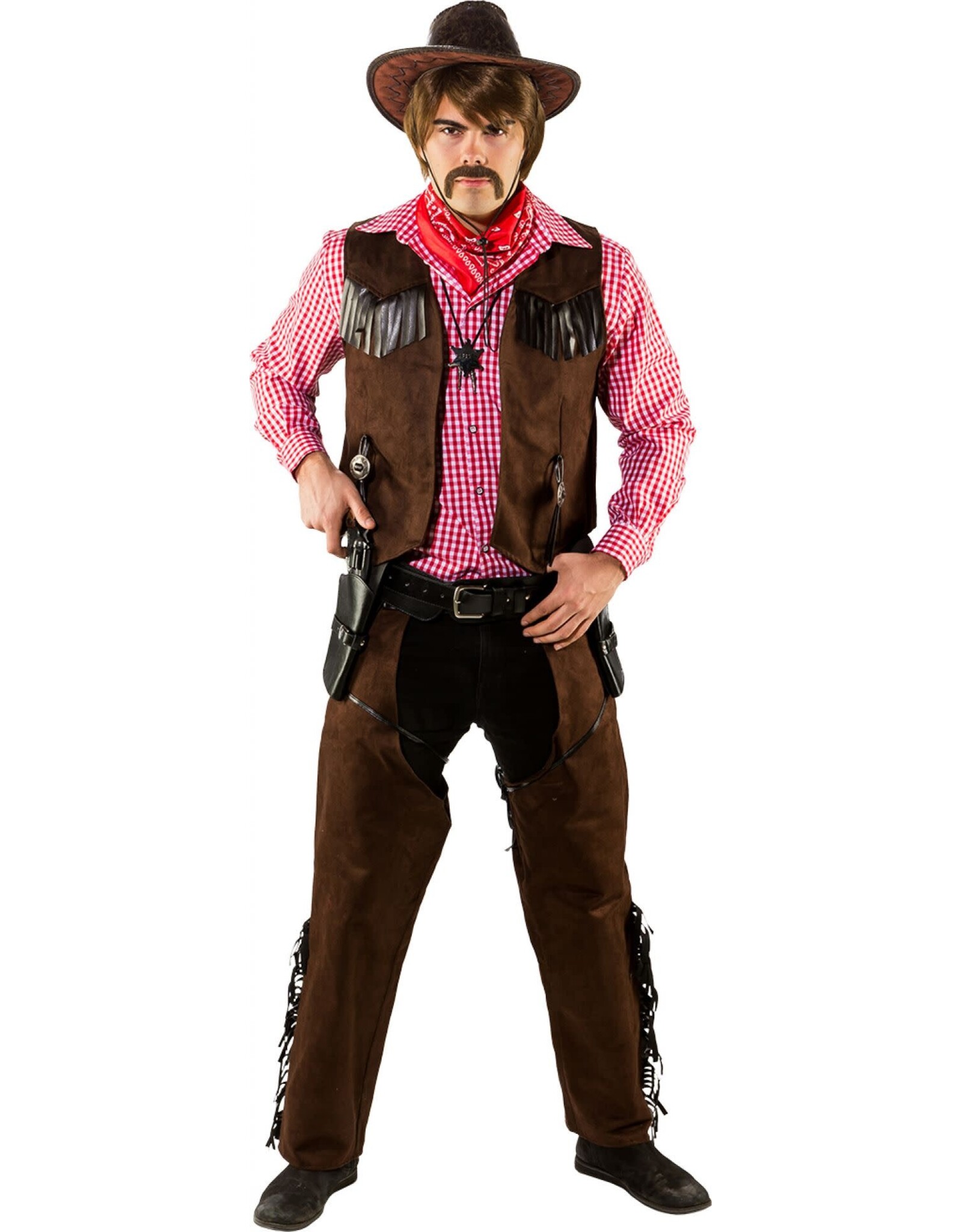 Cowboy Vest Suede imitatie