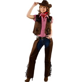 Cowgirl Vest Suede Imitatie
