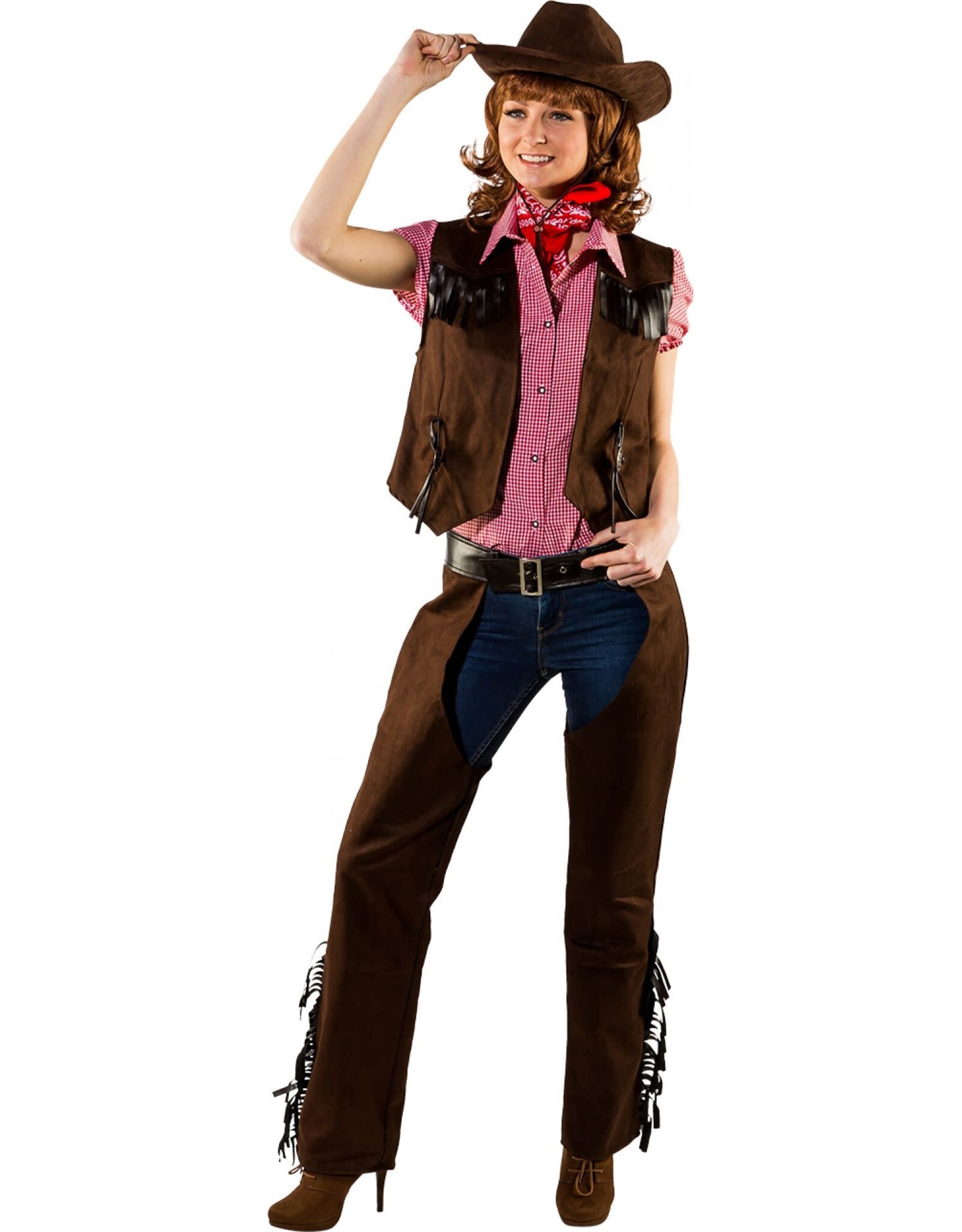 Cowgirl Vest Suede Imitatie