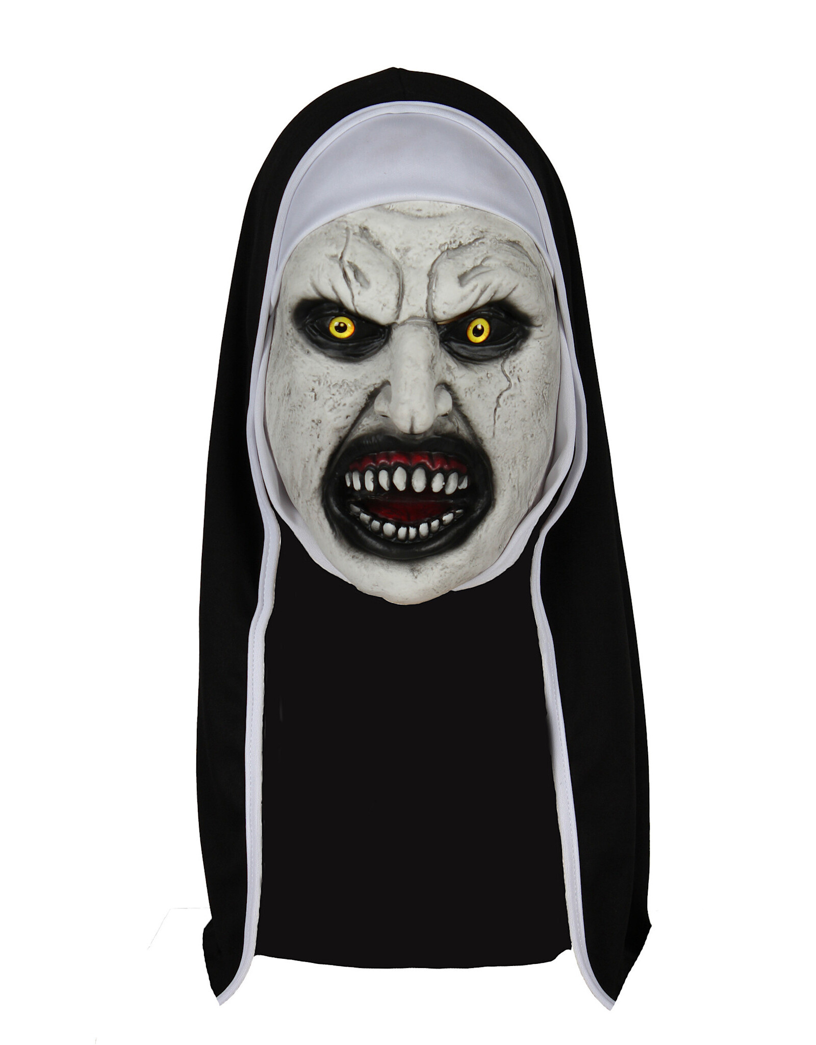 Masker "Horror Nun", Mix van kleuren