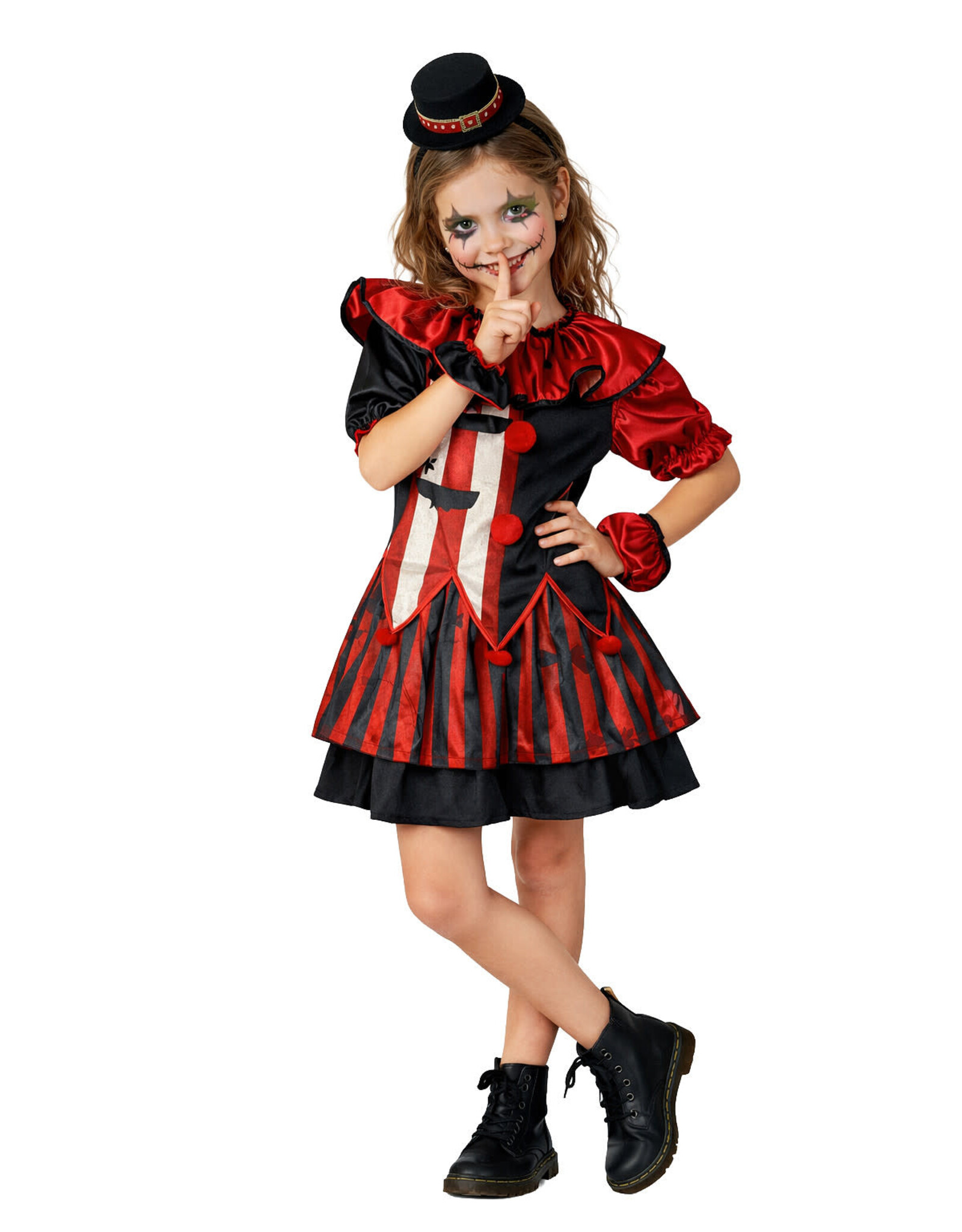 Halloween meisje Clown