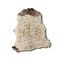 Het Landhuys Schapenvacht met krul bruin/beige mix