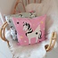ANNIdesign Kinderkussen EENHOORN | Roze/Groen 40x40 cm