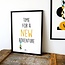 ANNIdesign POSTER NEW ADVENTURE BABY ROOM | Ocher