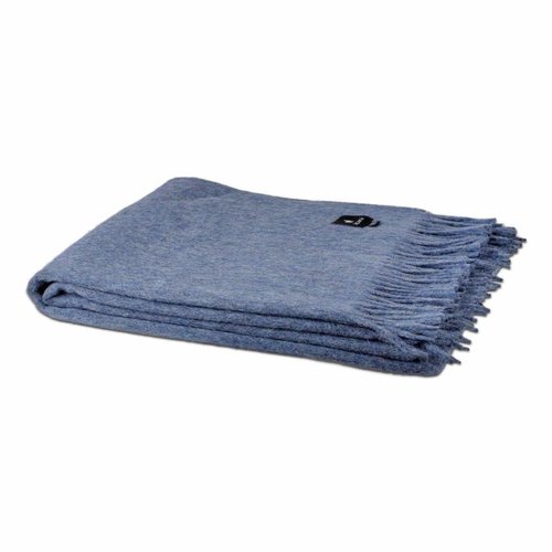 Van Buren Bolsward Alpaca throw | Blue Van Buren Bolsward Alpaca throw | Blue