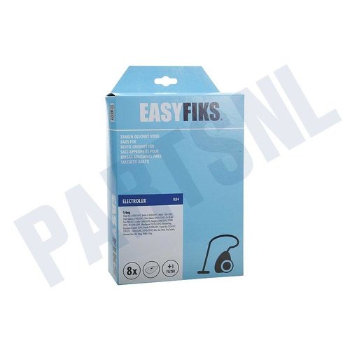 Easyfiks Stofzuigerzak Electrolux S-BAG 8Stuks Easyfiks Stofzuigerzak Electrolux S-BAG 8Stuks