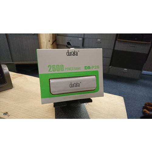 Durata Durata Powerbank 2600mAh - White Durata Durata Powerbank 2600mAh - White