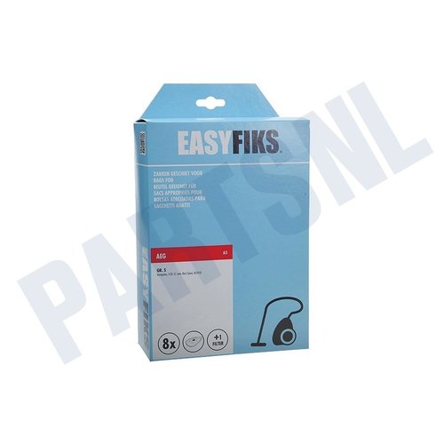 Easyfiks Stofzuigerzak Aeg Gr.5 Vampyrino Micro Fleece 8 stuks Nw Stijl Easyfiks Stofzuigerzak Aeg Gr.5 Vampyrino Micro Fleece 8 stuks Nw Stijl
