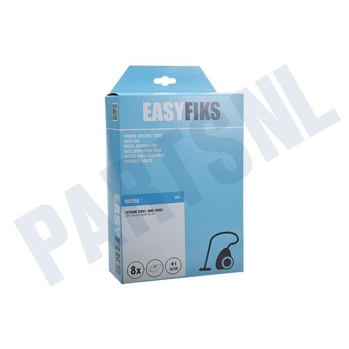 Easyfiks Stofzuigerzak Extreme X110, King serie King Micro Fleece 8 stuks Nw Stijl Easyfiks Stofzuigerzak Extreme X110, King serie King Micro Fleece 8 stuks Nw Stijl