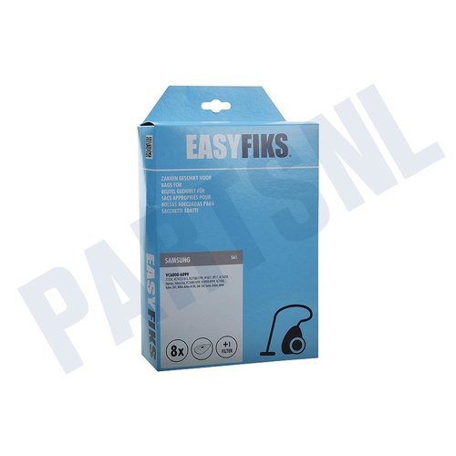 Easyfiks Stofzuigerzak FC-VC 7714V-7715V-7725H Micro Fleece 8 stuks Nw Stijl Easyfiks Stofzuigerzak FC-VC 7714V-7715V-7725H Micro Fleece 8 stuks Nw Stijl