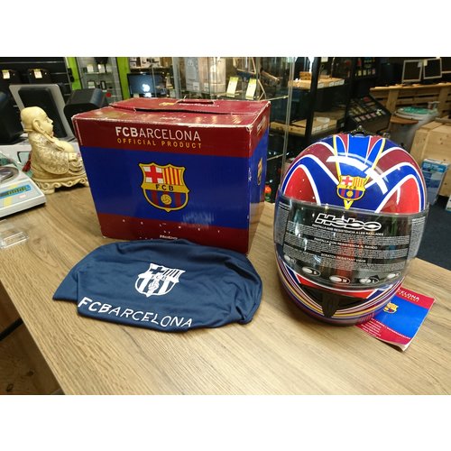 Hebo FC Barcelona Motor helm - maat L Hebo FC Barcelona Motor helm - maat L