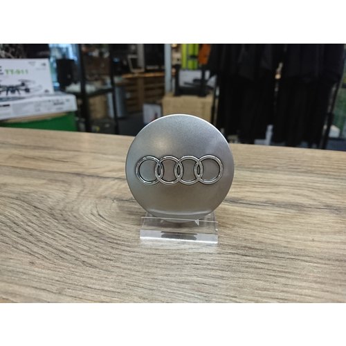Audi Naafdoppen set van 4 stuks grijs - 60mm Audi Naafdoppen set van 4 stuks grijs - 60mm