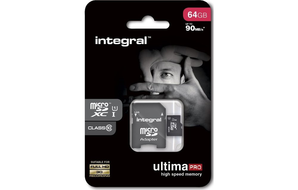 Integral Micro SDXC UltimaPro UHS-I Class 10 flashgeheugen