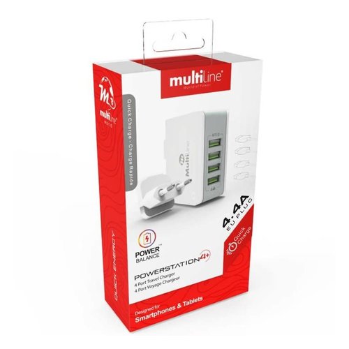Multiline Multliine homecharger 4 poorts 4.4Ah Multiline Multliine homecharger 4 poorts 4.4Ah