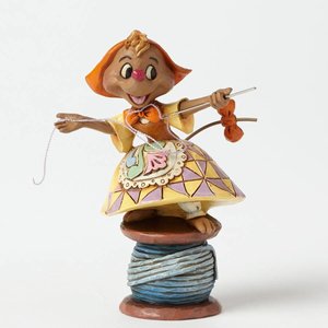 Disney Traditions Cinderella's Kind Helper (Suzy on a spool of thread)