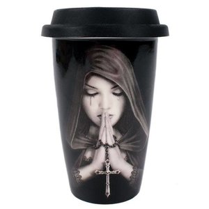 Anne Stokes Gothic Prayer Travel Mug