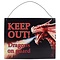 Anne Stokes Keep Out Dragon's Metal Sign