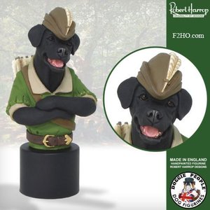 Robert Harrop Black Labrador, Robin Hood (Bust)