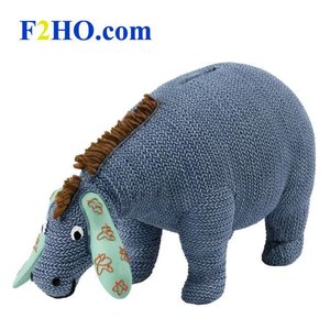 Classic Pooh (BO)  Eeyore Knitted Wobble Head