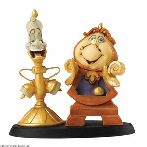 Disney Enchanting Cogsworth and Lumiere (Loyal Servants)