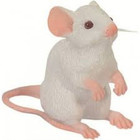 Studio Collection Mouse White Sitting -Standing
