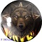 Lisa Parker Paperweight - Wild Fire