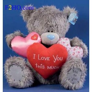 Me To You Tatty Teddy (3 Hearts)