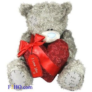 Me To You Tatty Teddy (3 Heart / Ribbon)