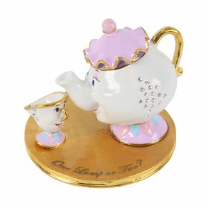 Disney Mrs Potts & Chip Trinket Box