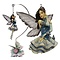 Jessica Galbreth Blue Ballerina Fairy (Hanging Ornament)