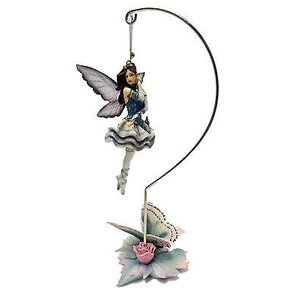 Jessica Galbreth Blue Ballerina Fairy (Hanging Ornament)