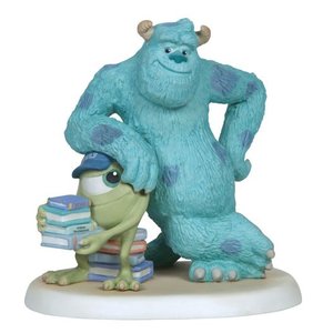 Disney Precious Moments Mike Sulley and Boo (Lean On Me)