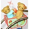 Cherished Teddies Life Is A Wonderful Ride (Carousel Musical)
