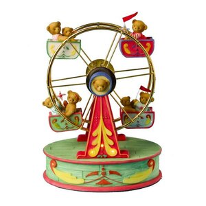 Cherished Teddies Life Is A Wonderful Ride (Carousel Musical)