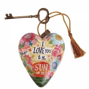 Art Hearts Sun and Back Art Heart