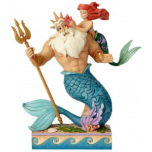 Disney Traditions Ariel & King Triton