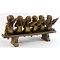 Studio Collection 6 Cherubs On Bench (Antique Gold Finish)