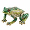 The Juliana Collection, Frog about to Jump  (Treasured Trinkets Box)