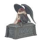 Studio Collection Dark Angel sitting on coffin (Box)