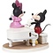 Disney Precious Moments Mickey and Minnie with piano (Musical)