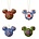 Disney Traditions Mickey Mouse Head Set (HO)