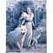 Anne Stokes Winter Guardian (Anne Stokes) 19x25 Canvas