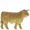 Border Fine Arts Highland Bull (Gold)