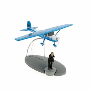 Tintin (Kuifje) Müller's blue plane