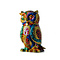 Barcino Design Owl Carnaval Mosaic effect (18cm)